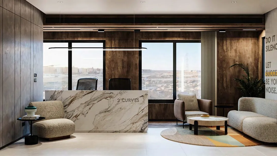 2C Head Office first floor executive waiting area