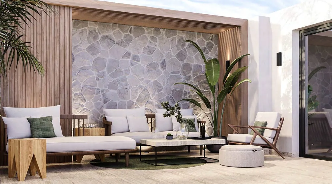 EN Twin House third floor terrace with jacuzzi