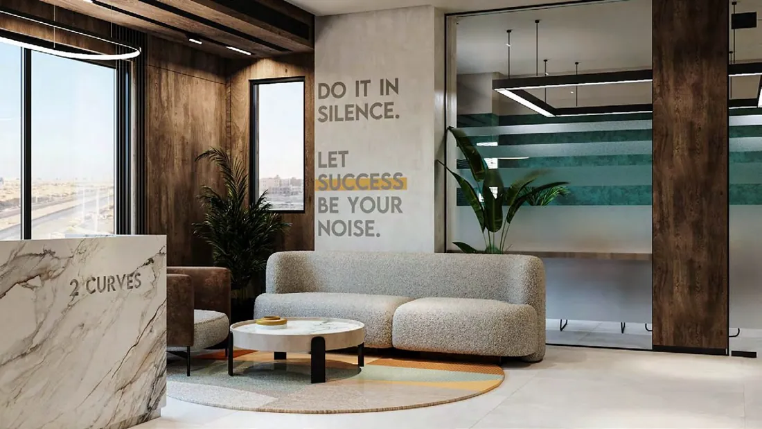 2C Head Office first floor waiting area